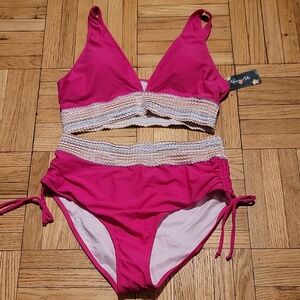 Pink Blooming Jelly Bikini Set